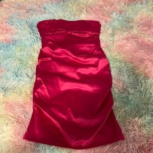 Hot pink rubber ducky cocktail dress